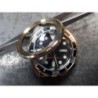 THE . S.COIN.90 .ONE - HIGH POLISHED GOLD . CUSTOM BEZEL F.SEIKO SKX007 7S26-0200 CASE DX.S-20-SSG