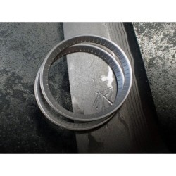 THE . HEAVY . METAL BLASTED INDEX CUSTOM ST.STEEL CHAPTER RING FOR NEW TURTLE SEIKO NTR-02-BLN