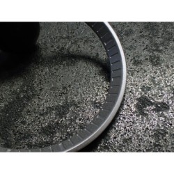 THE . HEAVY . METAL BLASTED INDEX CUSTOM ST.STEEL CHAPTER RING FOR NEW TURTLE SEIKO NTR-02-BLN