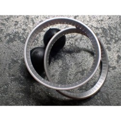 THE . HEAVY . METAL BLASTED INDEX CUSTOM ST.STEEL CHAPTER RING FOR NEW TURTLE SEIKO NTR-02-BLN