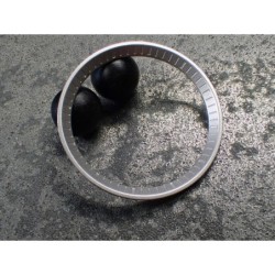 THE . HEAVY . METAL BLASTED INDEX CUSTOM ST.STEEL CHAPTER RING FOR NEW TURTLE SEIKO NTR-02-BLN