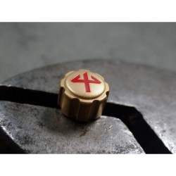 THE- OSC SATIN GOLD KRAFTWERK.ONE OSC CUSTOM CROWN F.SEIKO SKX007 7S26-0200 CR-03-GGS