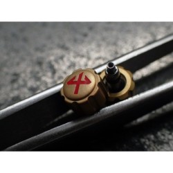 THE- OSC SATIN GOLD KRAFTWERK.ONE OSC CUSTOM CROWN F.SEIKO SKX007 7S26-0200 CR-03-GGS