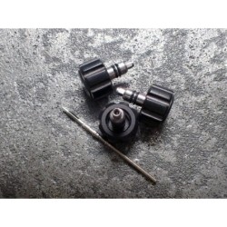 THE- OSC SATIN BLACK KRAFTWERK.ONE OSC CUSTOM CROWN F.SEIKO SKX007 7S26-0200 CR-03-BBB