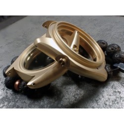 THE-200-NCR-ONE SATIN GOLD NCR / NO CROWN GUARD / 200 meters SKX SPARE CASE C-02-GG