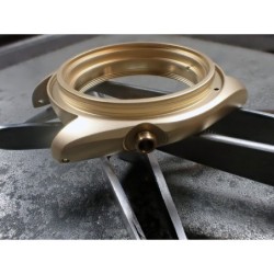 THE-200-NCR-ONE SATIN GOLD NCR / NO CROWN GUARD / 200 meters SKX SPARE CASE C-02-GG